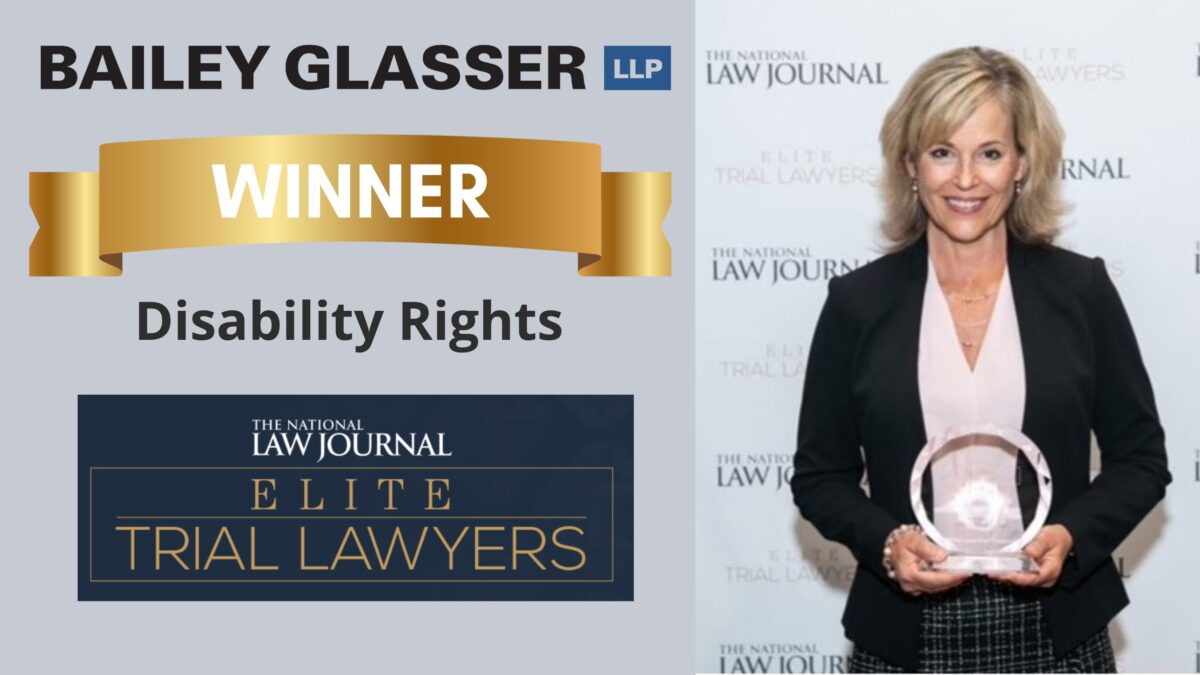 Bailey Glasser Wins Disability Rights “Elite Trial Lawyer” Award