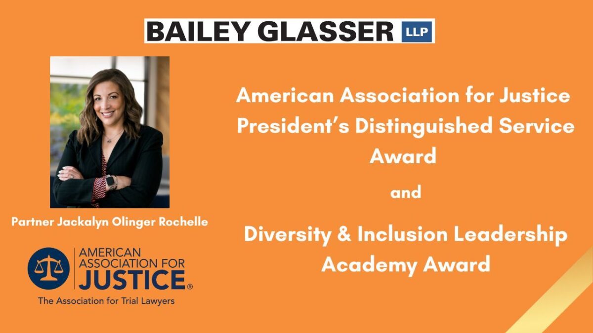 Jackalyn Olinger Rochelle Receives President’s Distinguished Service Award from the American Association for Justice (AAJ)