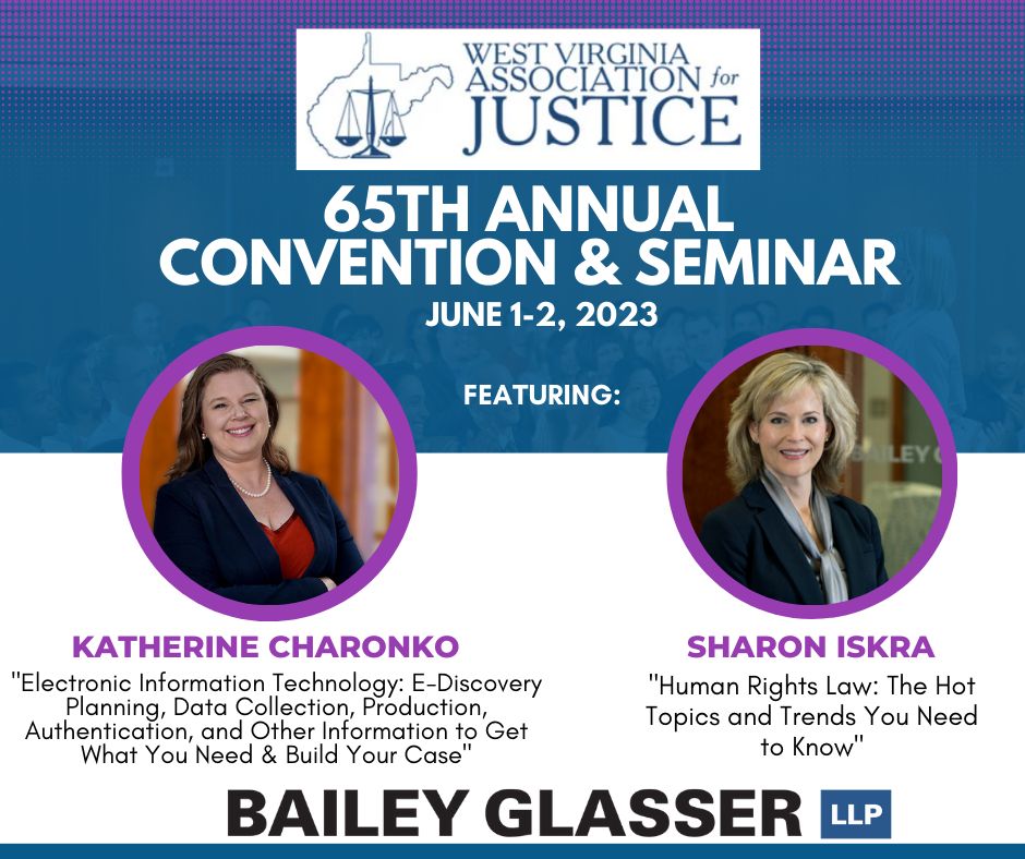 Partners Kate Charonko and Sharon Iskra Speak at WVAJ Statewide Conference