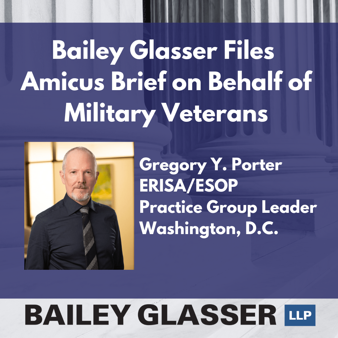 BG Files Amicus Brief on Behalf of Military Veterans