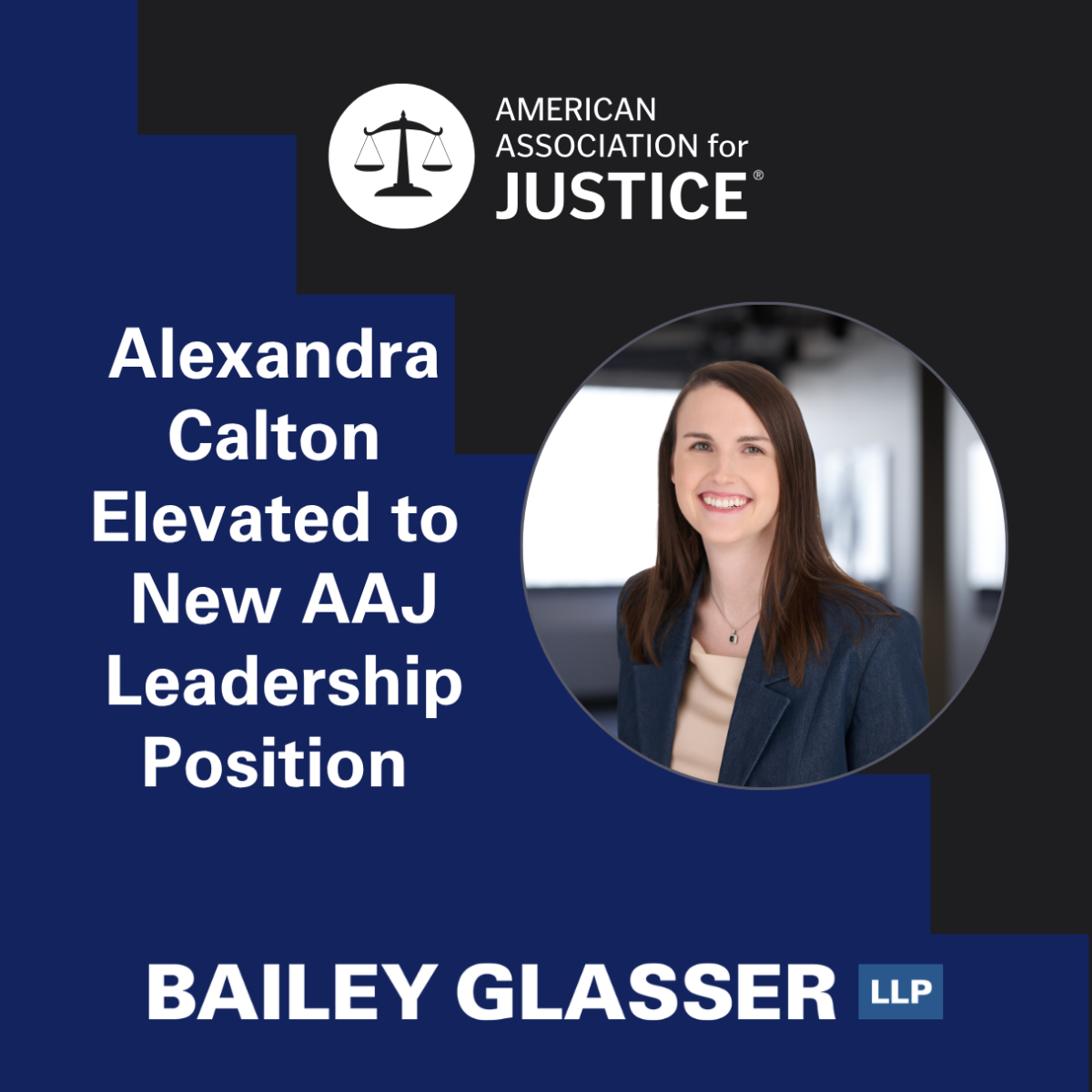 Alexandra Calton Elevated to New AAJ Leadership Position