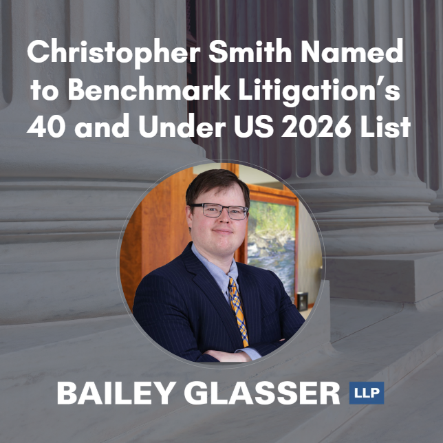 Partner Christopher D. Smith Named to Benchmark Litigation’s Benchmark 40 and Under US 2026 List