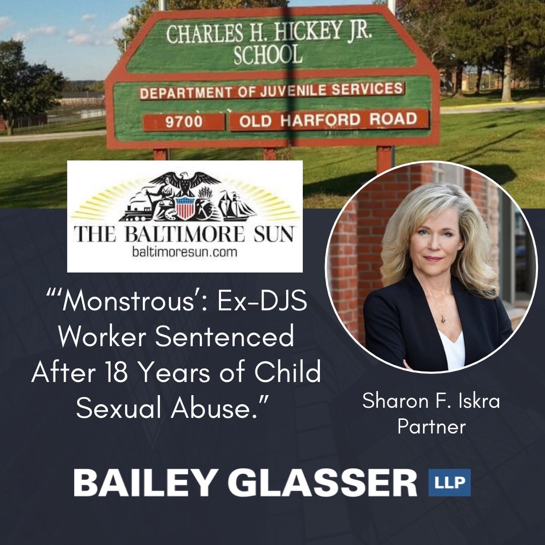 Partner Sharon Iskra Quoted in The Baltimore Sun About Maryland Juvenile Detention Abuser Sentencing