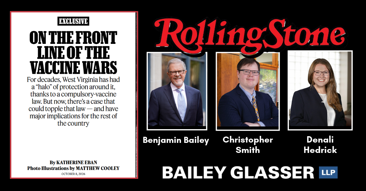 EXCLUSIVE REPORT: BG Vaccine Case Profiled in Rolling Stone Magazine